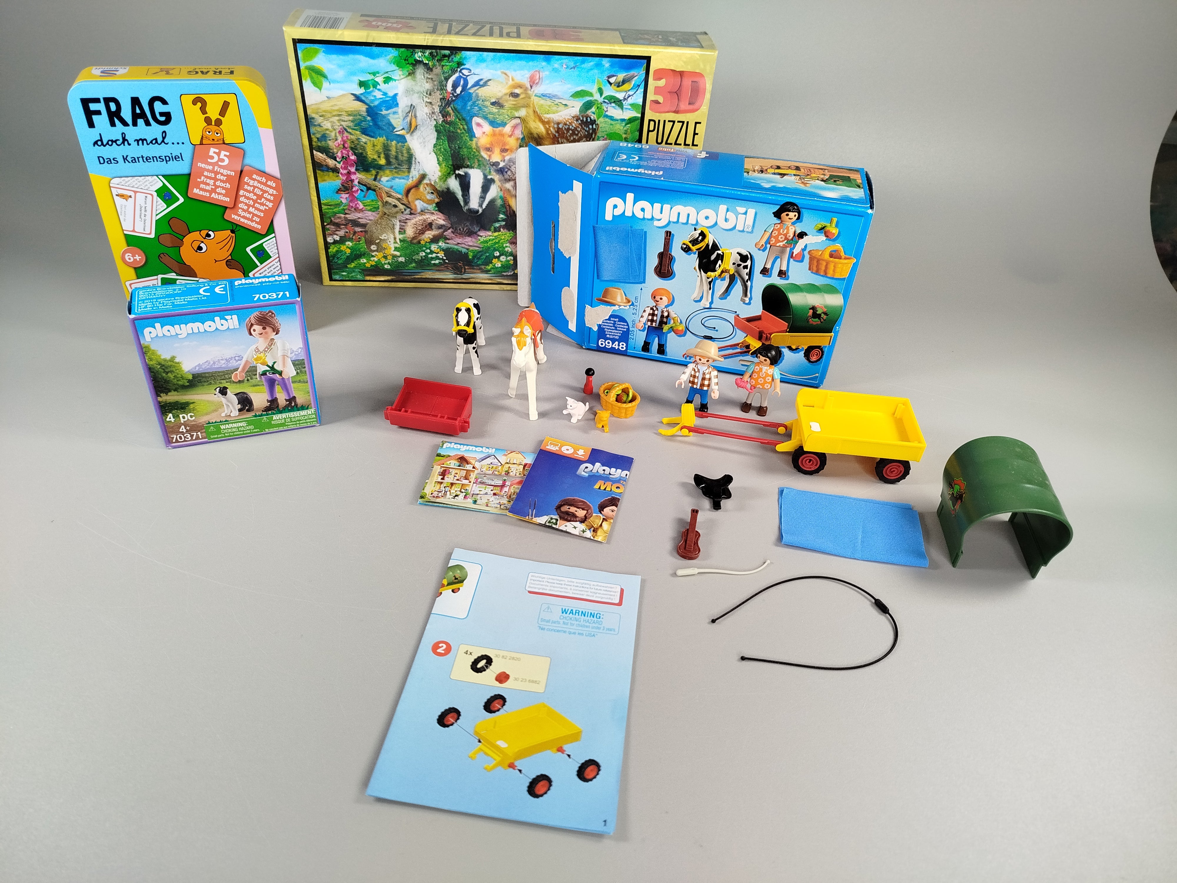Spielset-Bundle Playmobil, Puzzle & Frag doch mal die Maus